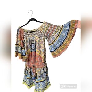 97. NWT Boho Raga Romper